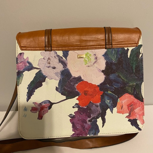 1916 Violet Cottage Satchel Messenger Bag by House of Disaster - Picture 2 of 6